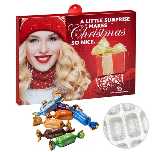 Calendrier de l’avent de marque Premium avec merci Petits
