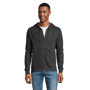 Veste zippée à capuche unisexe - STONE