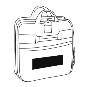 Sac à roulettes HEX, pliable 25