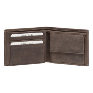 Portefeuille en cuir véritable WILD STYLE I 5