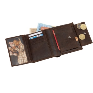 Portefeuille en cuir véritable WILD STYLE II 10