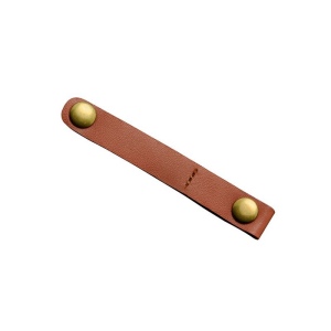 Attache câble, cuir naturel 2