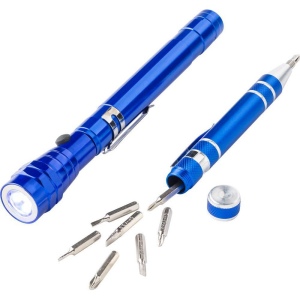 Set torche et tournevis Olivia 8