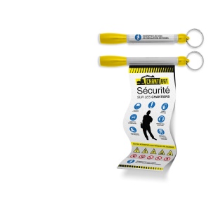 Porte-clés lampe + bannière - pcbanla 3