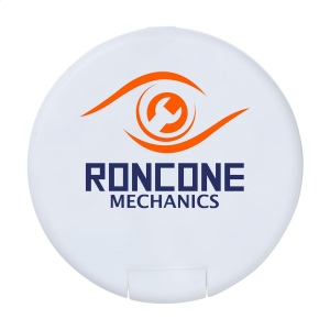 Boîte distributrice en plastique rond rempli d'environ 12 g (55 pcs) de bonbons sans sucre à la menthe 3