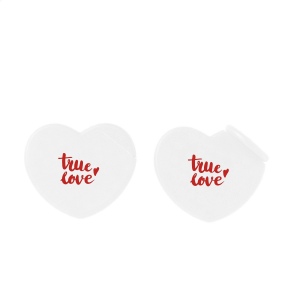Boîte distributrice en forme de coeur, remplie avec environ 8 g (50 pièces) de bonbons à la menthe sans sucre