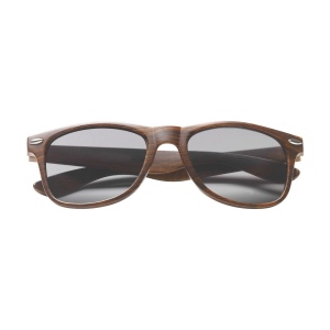 Lunettes de soleil classiques imitation bois 3