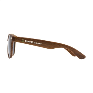 Lunettes de soleil classiques imitation bois 5