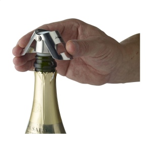 Bouchon élégant en acier inoxydable pour la fermeture hermétique de vos bouteilles de champagne et de vin 4