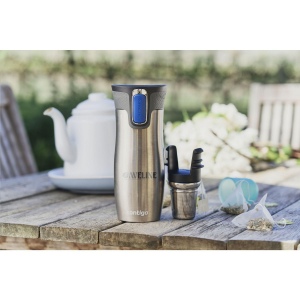 Mug thermos à double paroi isolé sous vide avec paroi intérieure en acier inoxydable 46