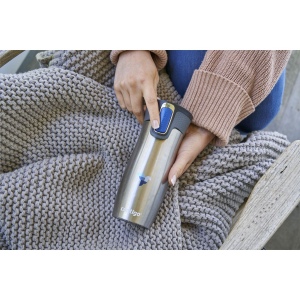 Mug thermos à double paroi isolé sous vide avec paroi intérieure en acier inoxydable 56