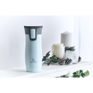 Mug thermos à double paroi isolé sous vide avec paroi intérieure en acier inoxydable 17