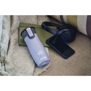 Mug thermos à double paroi isolé sous vide avec paroi intérieure en acier inoxydable 18