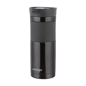 Thermos à double paroi en acier inoxydable avec un contenant avec une isolation parfaite, équipé d'un large grip antidérapant en caoutchouc et d'un bec avec la technologie SNAPSEAL™ 3