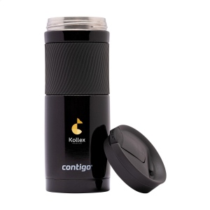 Thermos à double paroi en acier inoxydable avec un contenant avec une isolation parfaite, équipé d'un large grip antidérapant en caoutchouc et d'un bec avec la technologie SNAPSEAL™ 6