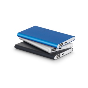 MARCET. Power bank Slim de 4 000 mAh en ABS recyclé (70 % rABS) et aluminium recyclé (30 % rAL) 6