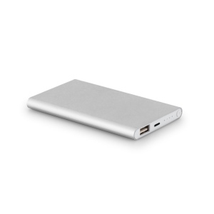 MARCET. Power bank Slim de 4 000 mAh en ABS recyclé (70 % rABS) et aluminium recyclé (30 % rAL) 4
