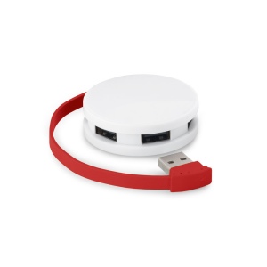 GARDNER. HUB avec câble et 4 ports USB-A en ABS 5