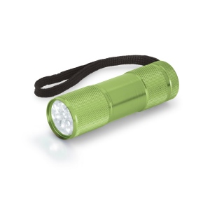 FLASHY. Lampe de poche en aluminium avec 9 LED 7