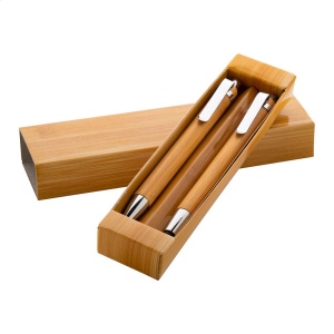 Seshania set stylo à bille stylet et porte-mine en bambou 3