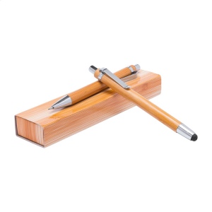 Seshania set stylo à bille stylet et porte-mine en bambou 2