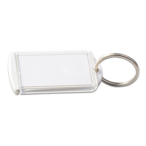 PORTE-CLES PORTE ETIQUETTE (anneau 25 mm) 2
