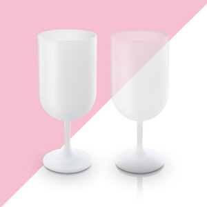VERRE A PIED EN PLASTIQUE REUTILISABLE (PP) 18 cl RAS BORD 4