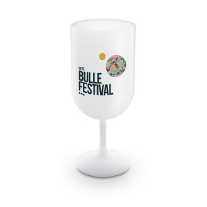 VERRE A PIED EN PLASTIQUE REUTILISABLE (PP) 18 cl RAS BORD 5