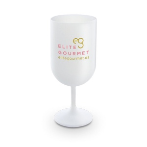 VERRE A PIED EN PLASTIQUE REUTILISABLE (PP) 18 cl RAS BORD 6