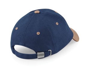 Casquette homme profil bas en coton brossé - 6 panneaux 12