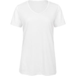 T-shirt Triblend col V Femme 4