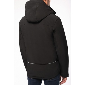 Parka softshell doublée capuche homme 33