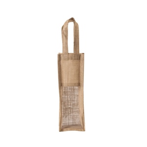 Sac porte-bouteille en jute 2