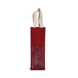 Sac porte-bouteille en jute 5