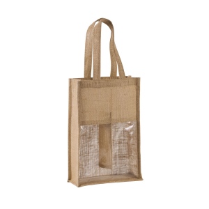 Sac porte-bouteilles en jute 3