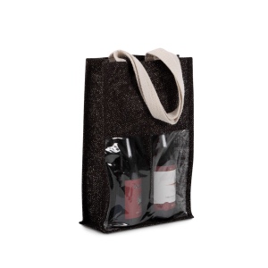 Sac porte-bouteilles en jute 4