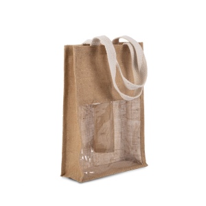 Sac porte-bouteilles en jute 2