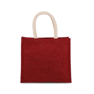 Sac style cabas en toile de jute - modèle moyen 10