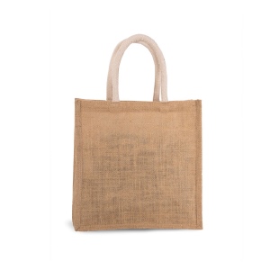 Sac style cabas en toile de jute - grand modèle 10