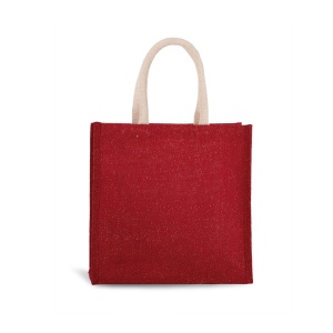Sac style cabas en toile de jute - grand modèle 9