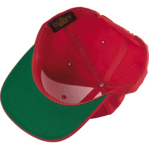Casquette visière plate - 6 panneaux 12