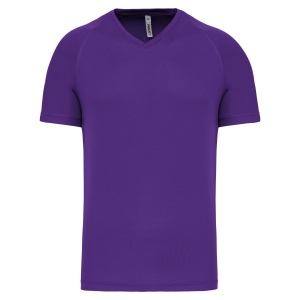T-shirt de sport manches courtes col v homme 8