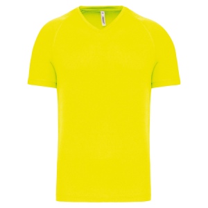 T-shirt de sport manches courtes col v homme 15