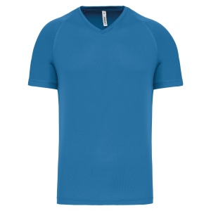 T-shirt de sport manches courtes col v homme 2