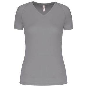 T-shirt de sport manches courtes col v femme 13
