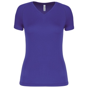 T-shirt de sport manches courtes col v femme 10