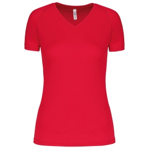T-shirt de sport manches courtes col v femme 9