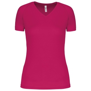 T-shirt de sport manches courtes col v femme 6