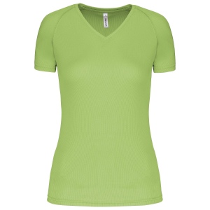 T-shirt de sport manches courtes col v femme 7