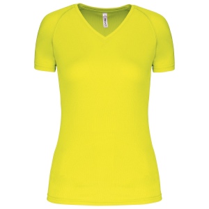 T-shirt de sport manches courtes col v femme 3